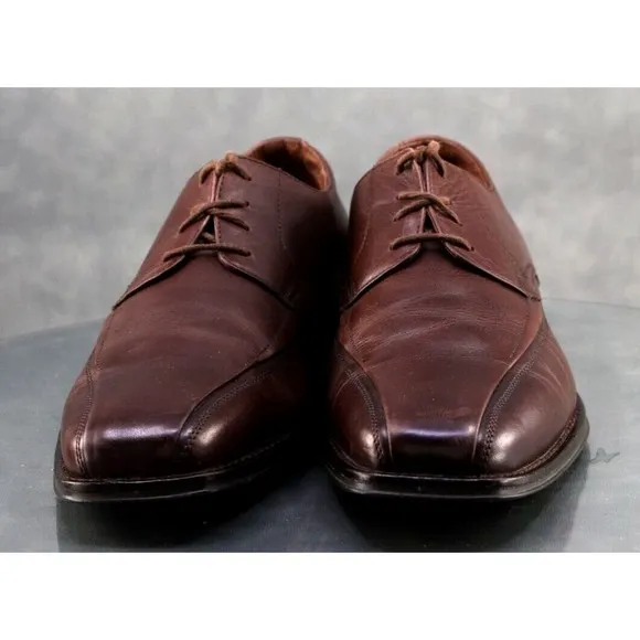 Johnston &amp; Murphy Men's Comfort Dress Shoes Size 10 Leather Brown 20-6460