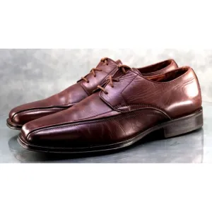 Johnston &amp; Murphy Men's Comfort Dress Shoes Size 10 Leather Brown 20-6460