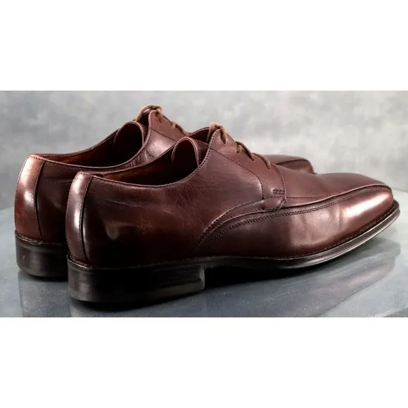 Johnston &amp; Murphy Men's Comfort Dress Shoes Size 10 Leather Brown 20-6460