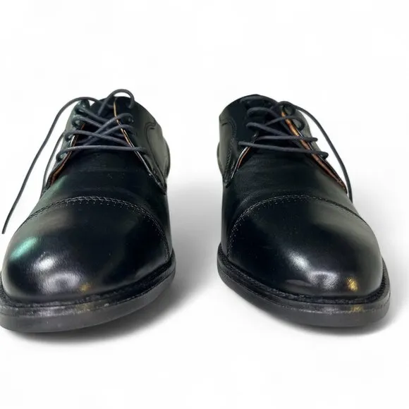 Johnston &amp; Murphy Men's Hawthorn Cap Toe Dress Shoes Black 10.5 NWOB