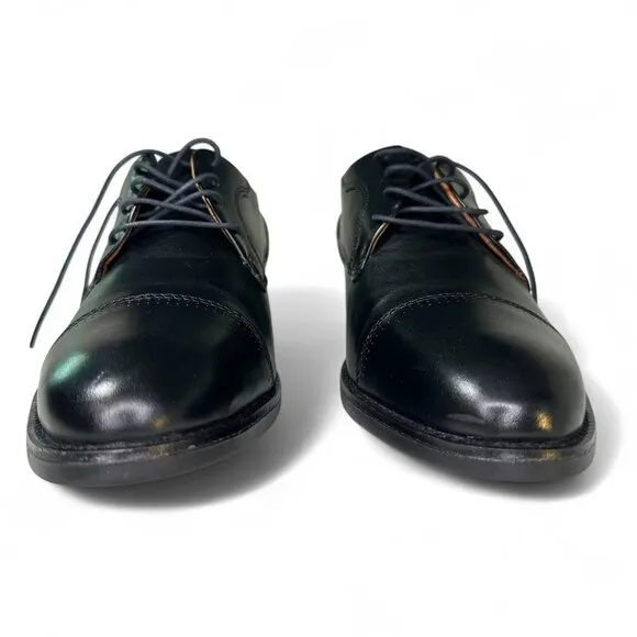 Johnston &amp; Murphy Men's Hawthorn Cap Toe Dress Shoes Black 10.5 NWOB