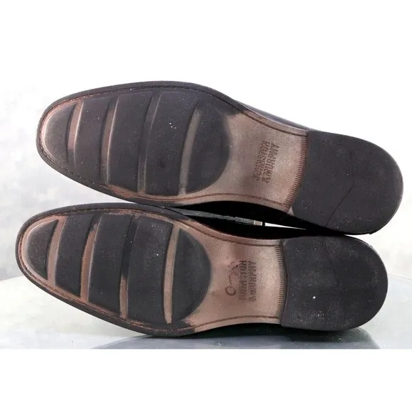 Johnston &amp; Murphy Men's Penny Loafers Dress Shoes Size 10 Leather Black 15-3227