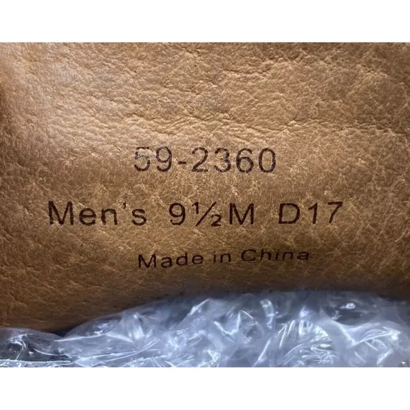 Johnston &amp; Murphy Men's Wingtip Dress Shoes Size 9.5 Leather Cigar Brown 59-2360