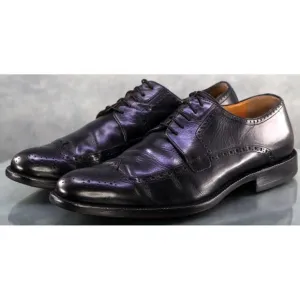Johnston &amp; Murphy Signature Series Men's Wingtip Dress Shoes Size 11.5 Black