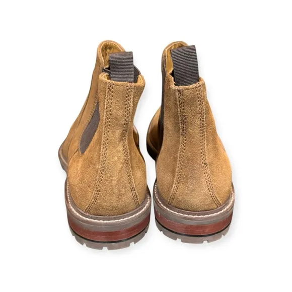 Johnston &amp; Murphy Tan Chelsea Boots with Sturdy Rubber Sole