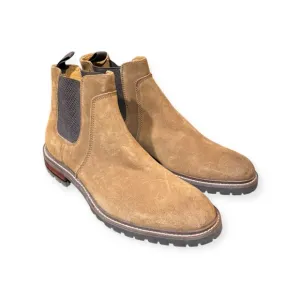 Johnston &amp; Murphy Tan Chelsea Boots with Sturdy Rubber Sole