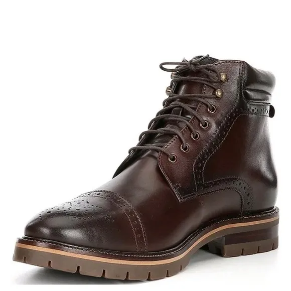 Johnston &amp; MurphyMen's Cody Cap Toe Boots 11M