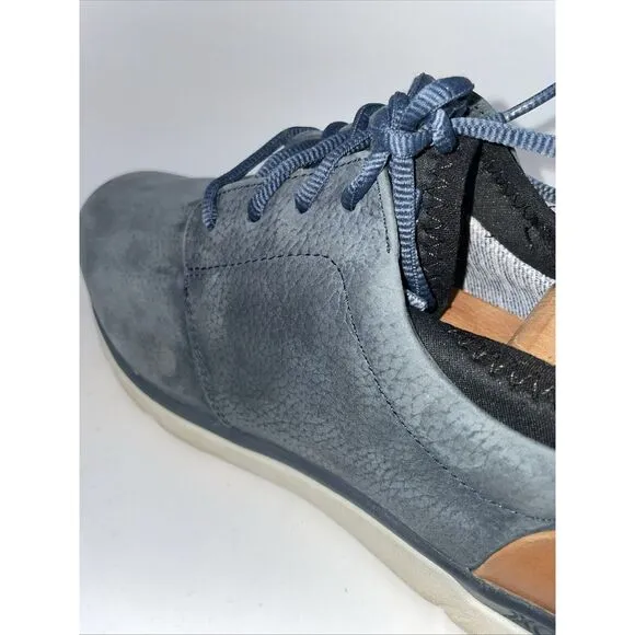 Johnston‎ Murphy XC4 Prentiss Shoes Men's 10M Blue Leather Sheepskin Sneakers