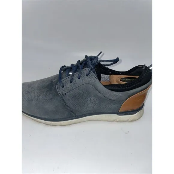 Johnston‎ Murphy XC4 Prentiss Shoes Men's 10M Blue Leather Sheepskin Sneakers