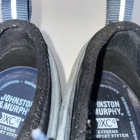 Johnston‎ Murphy XC4 Prentiss Shoes Men's 10M Blue Leather Sheepskin Sneakers