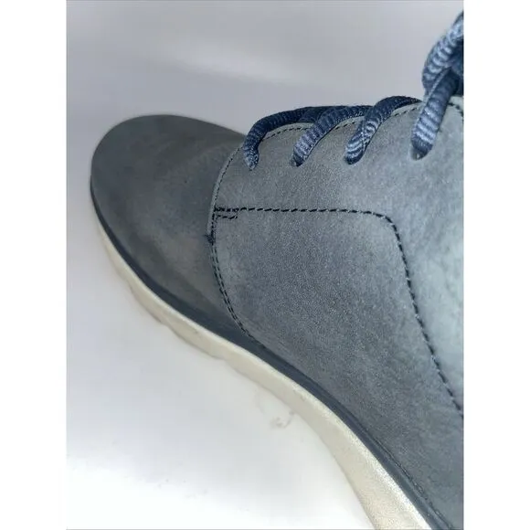 Johnston‎ Murphy XC4 Prentiss Shoes Men's 10M Blue Leather Sheepskin Sneakers