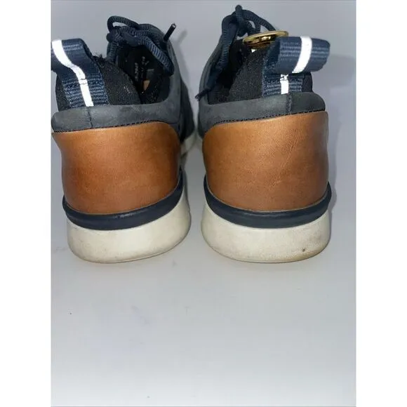 Johnston‎ Murphy XC4 Prentiss Shoes Men's 10M Blue Leather Sheepskin Sneakers