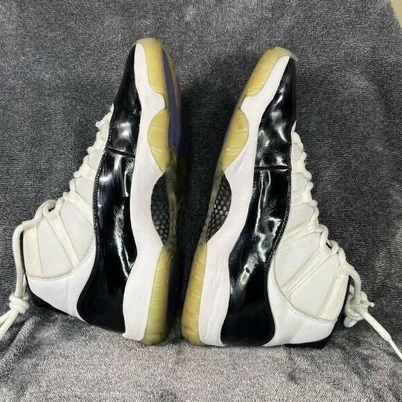Jordan 11 Retro High Concord Black White Leather Suede Men’s 11
