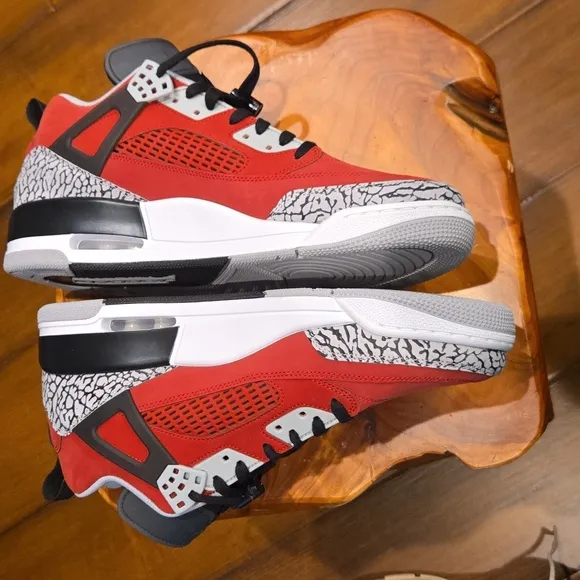 Jordan 3 Spikes Men's Red, Black Sneakers. Brand New!!!