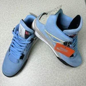 Jordan 4 Retro “University Blue” Mens Basketball Shoes Pre-owned (Size 8.5)