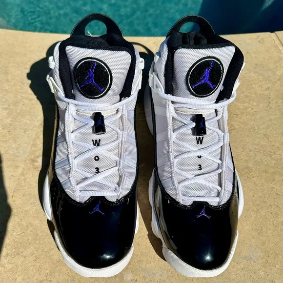 Jordan 6 Rings Concord Black/White - Size 9.5 Men’s (322992-104)