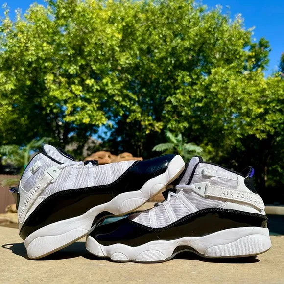 Jordan 6 Rings Concord Black/White - Size 9.5 Men’s (322992-104)