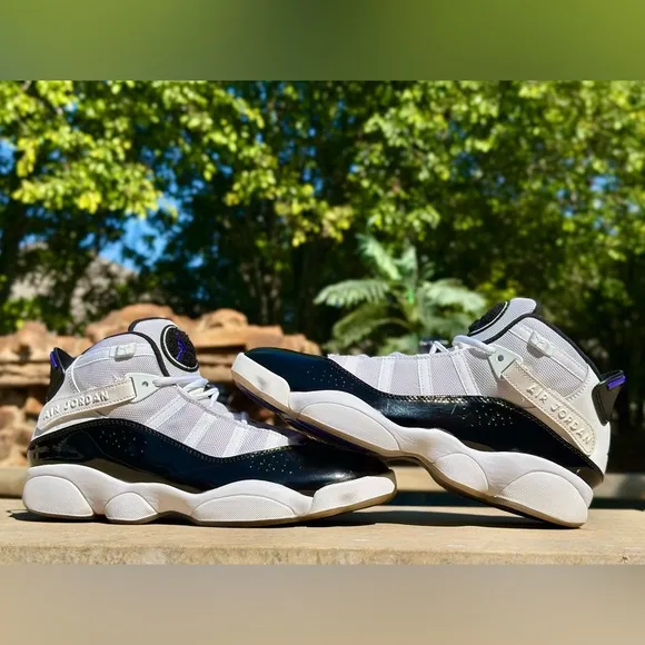 Jordan 6 Rings Concord Black/White - Size 9.5 Men’s (322992-104)