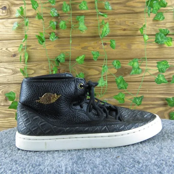 Jordan Boys Sneaker Shoes Sz Y 6.5 Medium Athletic Black Synthetic Lace Up
