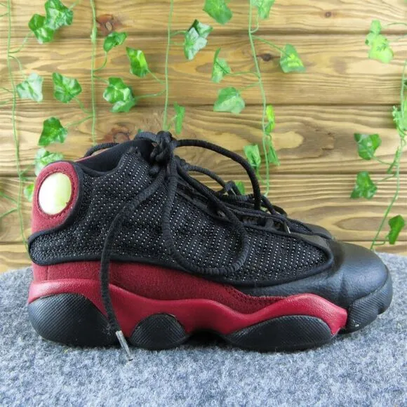 Jordan Boys Sneaker Size‎ T 12 Medium Shoes Black Synthetic Lace Up