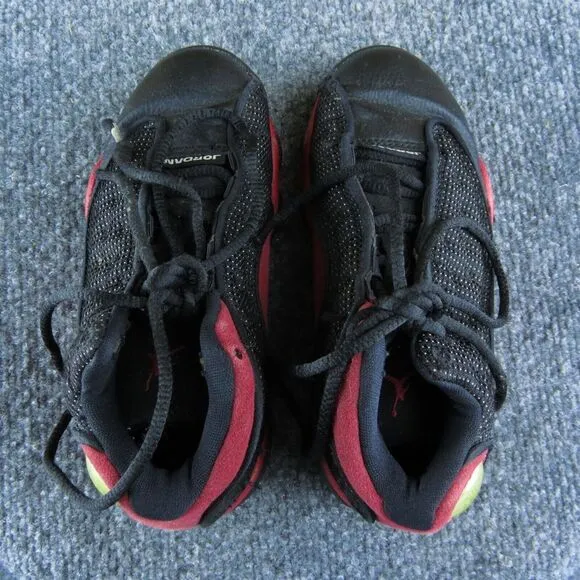 Jordan Boys Sneaker Size‎ T 12 Medium Shoes Black Synthetic Lace Up