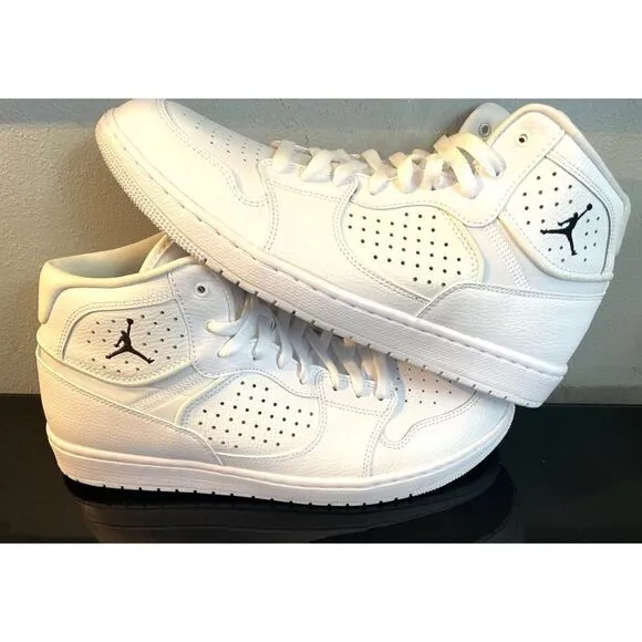 JORDAN JUMPMAN ACCESS WHITE BLACK AR3762-100 SHOES MEN’S SIZE 11 NWOB