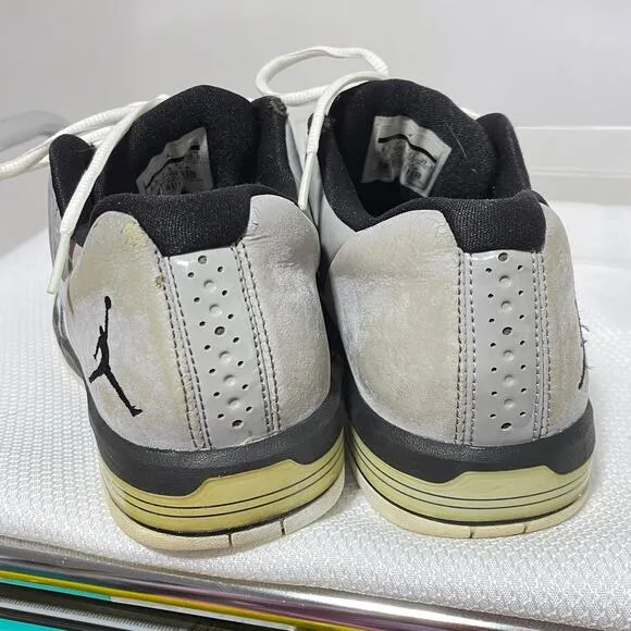 Jordan Nike Shoes Gray Black Men's 8.5 TE3 LOW 453454-002 Mid Top Sneakers