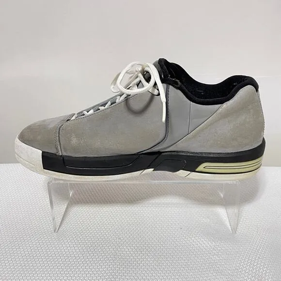 Jordan Nike Shoes Gray Black Men's 8.5 TE3 LOW 453454-002 Mid Top Sneakers