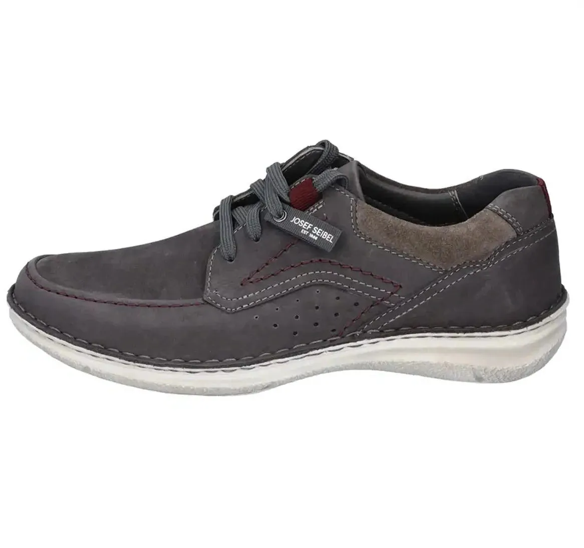 Josef Seibel Mens Casual Shoes Anvers 91 Granit Grey