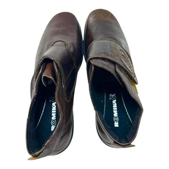 Josef Seibel Romika Women’s Brown Soft Leather Shoes Size 6.5 (37 EUR)