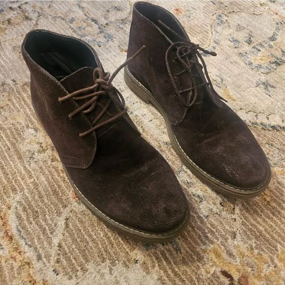 Joseph abound brown suede boots sz 10.5 excellent condition