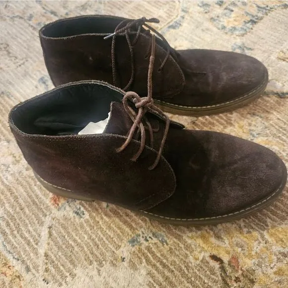 Joseph abound brown suede boots sz 10.5 excellent condition