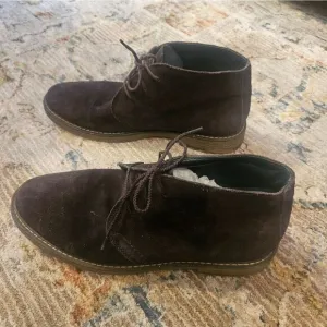 Joseph abound brown suede boots sz 10.5 excellent condition