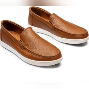 Jousen Men's Loafers &amp; Slip-ons Leather Mens Casual Shoes NWT Size 11
