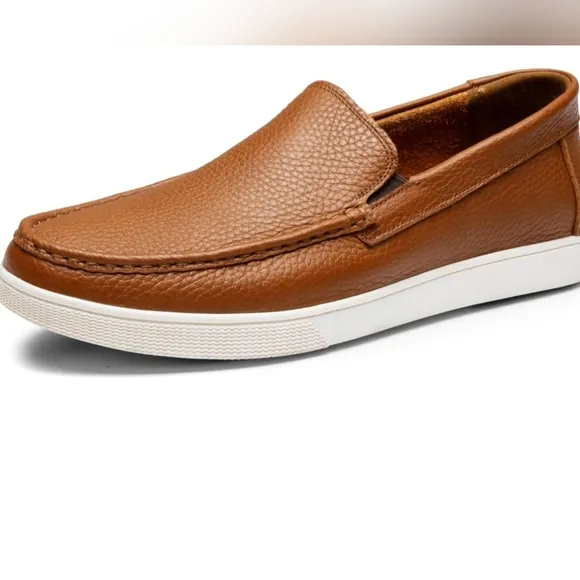 Jousen Men's Loafers &amp; Slip-ons Leather Mens Casual Shoes NWT Size 11