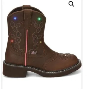 Justin Kids' Glitzi Light Up Boot