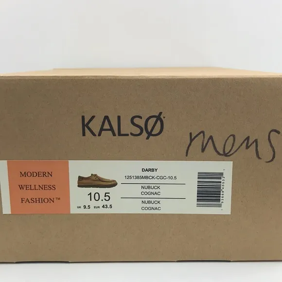 KALSO Darby Leather Earth Shoes NEW In Box