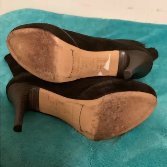KAREN MILLEN  Suede leather Stiletto Boots Sz 41