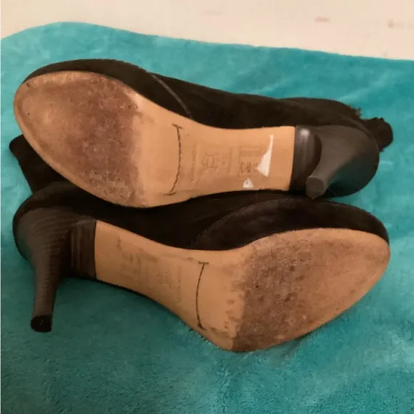 KAREN MILLEN  Suede leather Stiletto Boots Sz 41