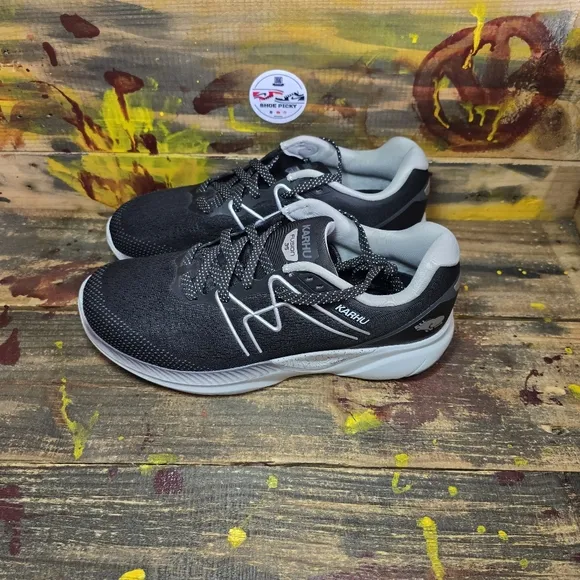 Karhu Womens Fusion Ortix‎ Hivo F200347 Black Running Shoes Sneakers Size 10.5