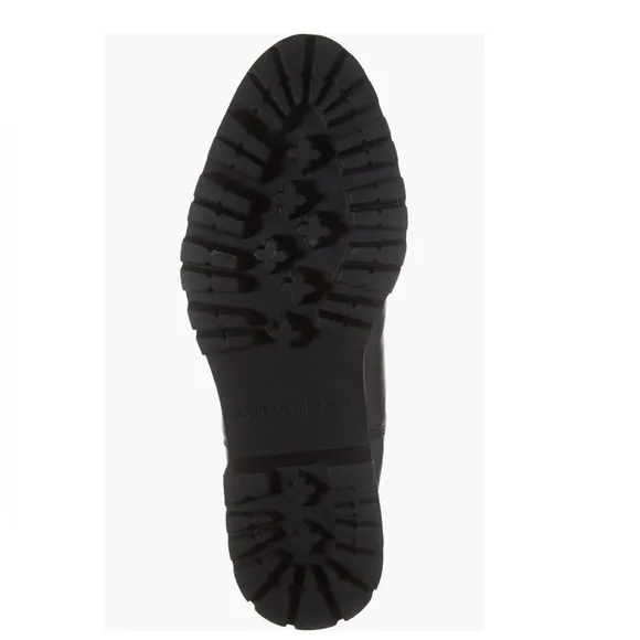 Karl Lagerfeld Paris Porshay Lug Sole Boots in Black, Size 35 New w/o Box