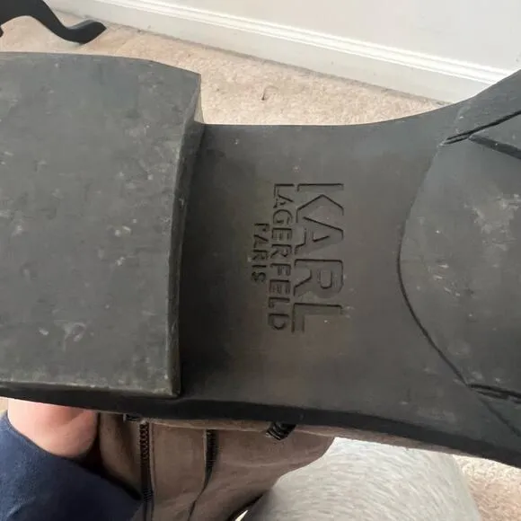 Karl Lagerfeld Shay boots suede