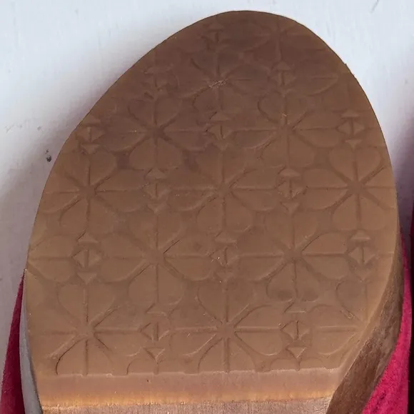 Kate Spade Amsterdam Suede Lava Falls Clogs- 8.5B