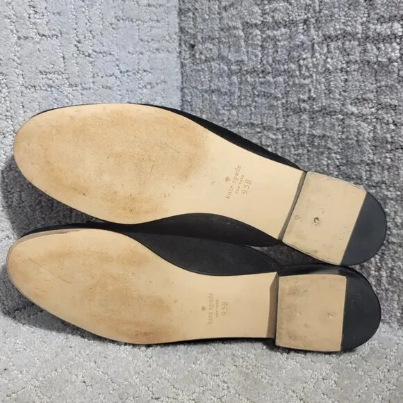 Kate Spade Berkeley Women’s Size 9.5 US Black Suede Fringe Slide Mule Shoes