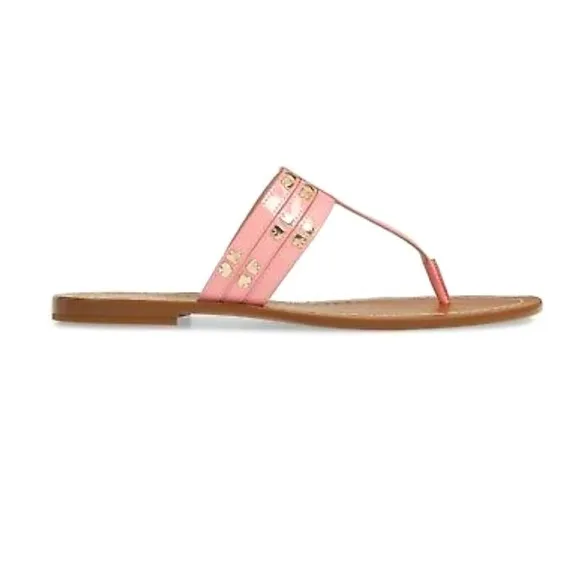 Kate Spade Carol Thong Sandals Rococo Spade Logo