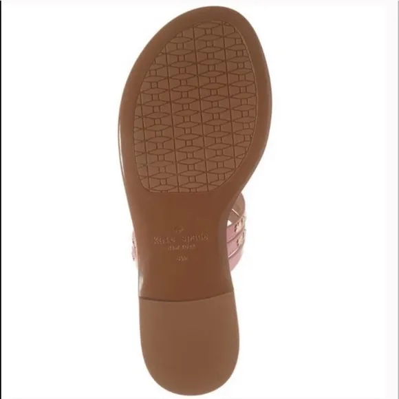 Kate Spade Carol Thong Sandals Rococo Spade Logo