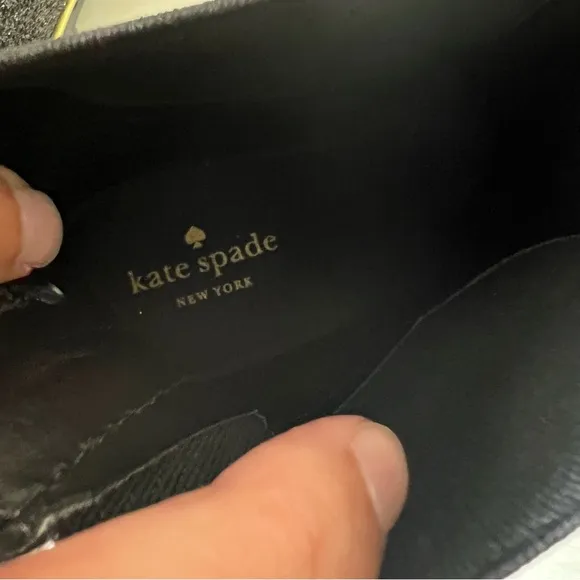 KATE SPADE- Sedgewick Glitter Booties Black Glitter Rain Boots