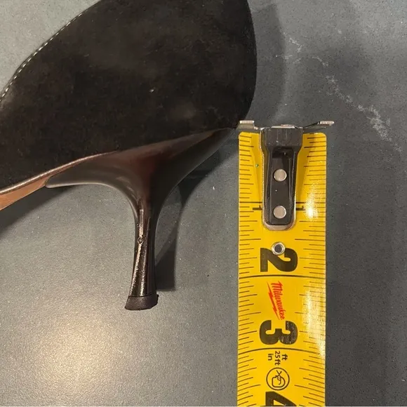 Kate Spade sz 8.5 black suede square to d’orsay pumps