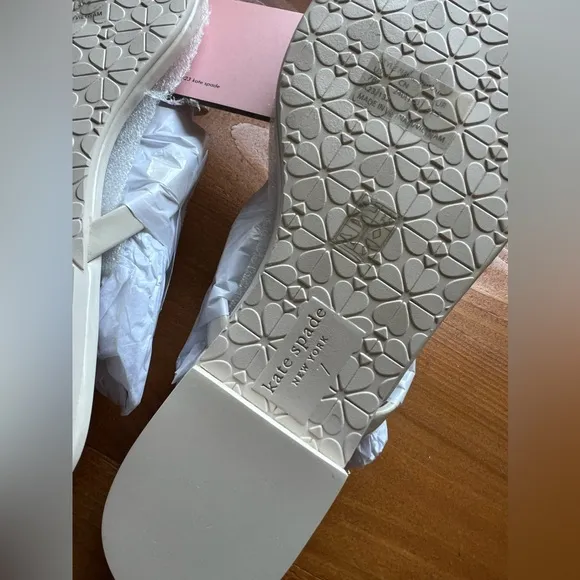 KATE SPADE Tatum Patent Leather Nude Sandals