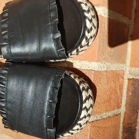 Kate Spade Zahara Black Slide Sandals Size 7.5 (17)